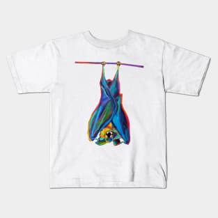 Spooky Hanging Bat Kids T-Shirt